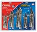 Tools & Hardware : Crescent 5 Piece Locking Plier Set