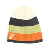 San Antonio Spurs Fashion Striped Ribbed (uncuffed) Beanie