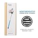 Selfie Stick, NOOT PRODUCTS Self Portrait [Battery Free] Extendable Handled Stick with Adjustable Phone Holder & Built-in Remote Shutter Designed for Apple, Android Smartphones - Pink