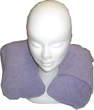 Outdoor Living : Inflatable Neck Pillow with a Lavender Fleece Cover