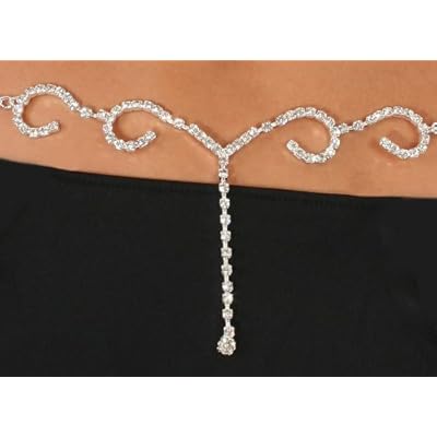 Belly Chain Crystal Rhinestones SeXy Clubing Beach Wear