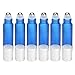 Roll On Bottles, Iwotou 10 ml High Quality Glass Refillable Essential Oil Bottles with Stainless Steel Roller Balls, Set of 6 for Aromatherapy, Essential Oils, Perfumes and Lip Balms