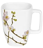 Corelle Square 11-Ounce Porcelain Mug, Cherry Blossom
