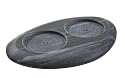 T&G Mill Rest for 2 Mills in Black Marble