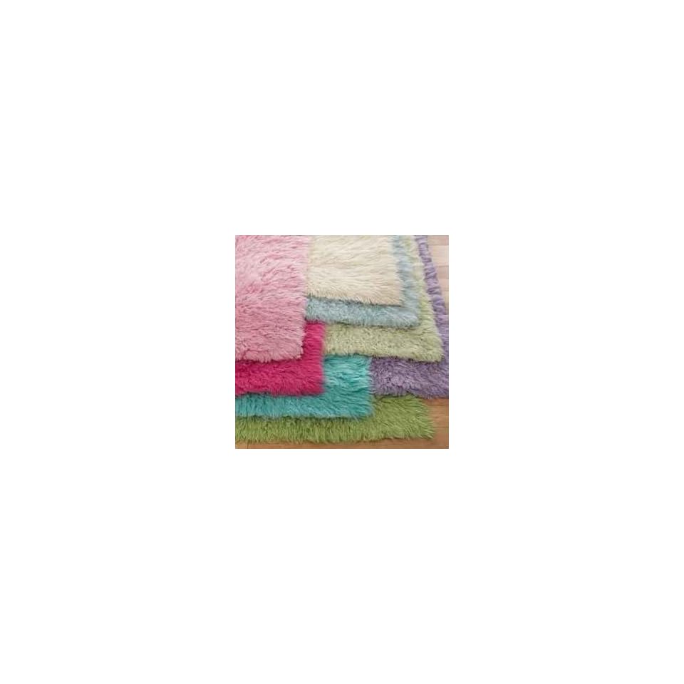 Pottery Barn Teen Flokati Plush Rug 5 X 8 Lavender New On Popscreen