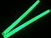 Glow Sticks Bulk Wholesale, 10 12â€ 15mm Dia. Green Industrial Grade Jumbo Light Sticks, Bright Color, Glow 14 Hrs, Safety Glow Stick 3yrs Shelf Life, Ideal for Camping & Emergency, GlowWithUs Brand