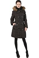BGSD Women's Quilted Down Toggle Coat