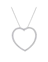 Diamond Heart Pendant 1ctw