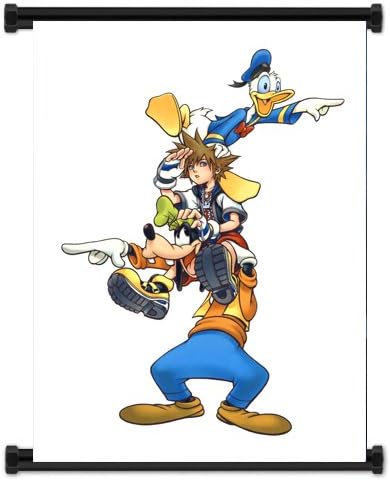 Kingdom Hearts Game Home Decor Wall Scroll Poster (16x21) Inches