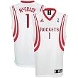 Tracy McGrady Jersey: adidas White Replica #1 Houston Rockets Jersey