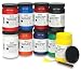 Blick Water-Base Acrylic Textile Screen Printing Ink – Process Yellow, Quart