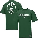Nike Michigan State Spartans Green Team Issue T-shirt