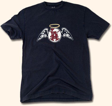 Los Angeles Angels Brass Tacks Logo T-Shirt By Red Jacket Size M