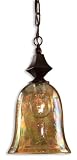 Uttermost 21812 Elba Mini Pendant, Spice Finish