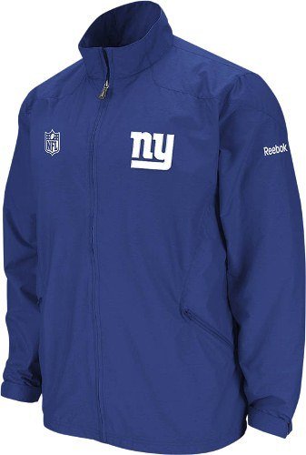 Reebok New York Giants Sideline Static Storm Lightweight Jacket Medium
