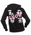 Divas SnowGear Black Love Snow Front Zip Hoodie