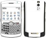 Solid State White Color Protective Skin Decal Faceplate for Blackberry Curve 8300/ 8310/ 8320 Cell Phones