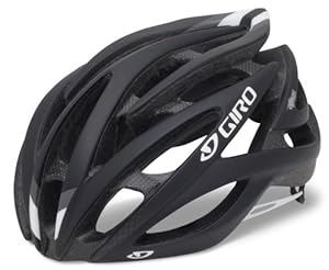 Giro Atmos Cycling Helmet (Matte Black/White, Medium)