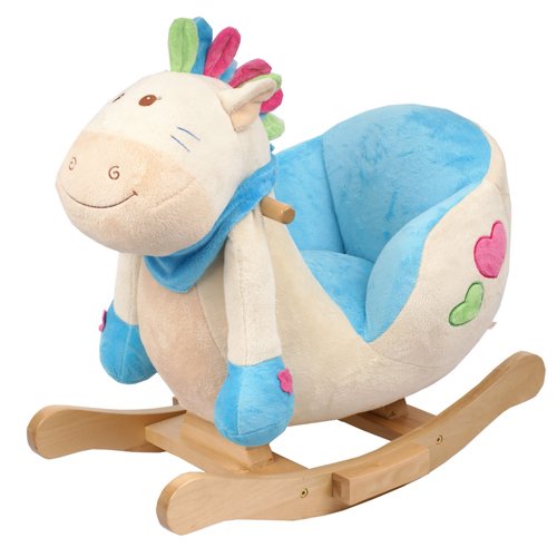 Baby Animal Rocking Chair With Music Polo Pony - New