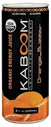 Kaboom Infinite Energy Organic Energy Juice, Orange-Buzzzz, 8-Ounce Cans (Pack of 12)