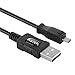 Black USB A to U-8 Cable male to male w/Ferrite - 6 ft for Kodak EasyShare M340