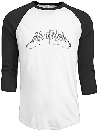 Edge Of Attack The Haunting Youth In Original Fit Summer Mens 3/4 Sleeve\r\n Baseball Burnout Jersey Tshirts