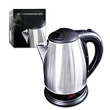 Quest Stainless Steel Electric Kettle, 1.7 L, 2200 Watt