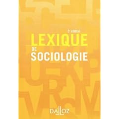 Lexique de sociologie