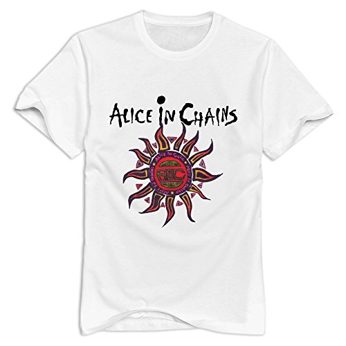 TWSY Men's Alice In Chains T-Shirt ,100% Organic Cotton