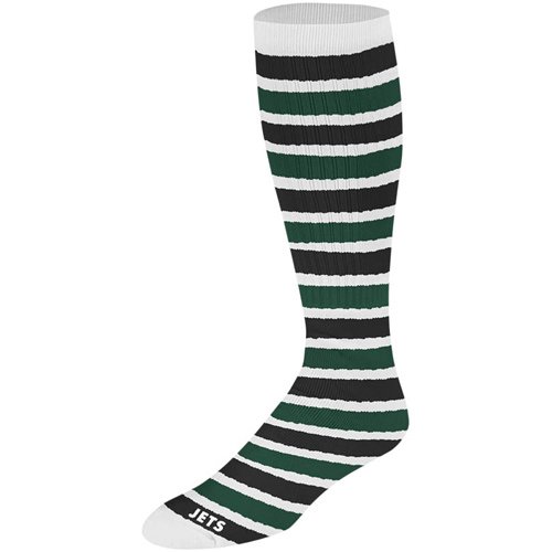 Reebok New York Jets Women's Striped Tube Socks Medium