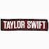 Black & Red 'TAYLOR SWIFT' Chiffon Scarf