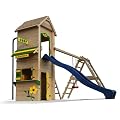 XXL Spielturm Kletterturm mit Rutsche Schaukel Kletterstange + komplettem Zubeh�r