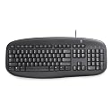 Logitech 968012-0403 OEM Value 100 Spill Proof Keyboard - Black