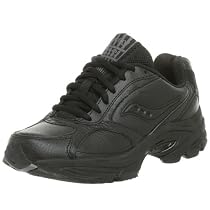 Saucony Women's Grid Omni Walker Walking Shoe,Black,5 W