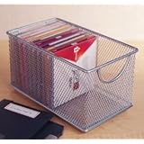 Mesh Zip Box - Silver