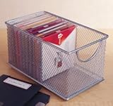 Mesh Zip Box - Silver