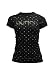 Burton TEE SHIRT POLKA SQUARE, TRUE BLACK