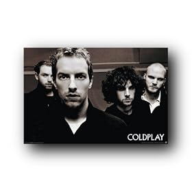 COLDPLAY POSTER OF T THE ROCK BAND CHRIS X RARE 24628I