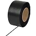 PAC Strapping 48H.40.2190 Polypropylene Regular Duty Hand Grade Strapping, 9000' Length, 1/2" Width, Black