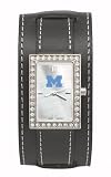 Michigan Wolverines Women's Black Leather Starlette Watch