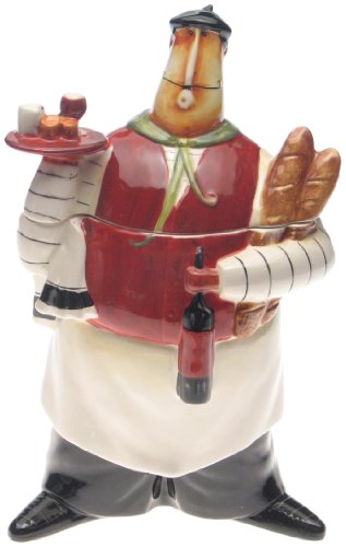 Certified International Paris Chef 12-Inch 3-D Cookie Jar