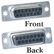 DB15 Pin Female Crimping Housing (Mac or Joystick)