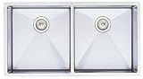 Blanco 513-689 BlancoPrecision Large Double Bowl Kitchen Sink, Stainless Steel