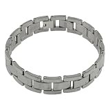 Tungsten Polished Link Elegant Bracelet