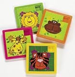 Zoo Animal Slide Puzzles (1 dz)
