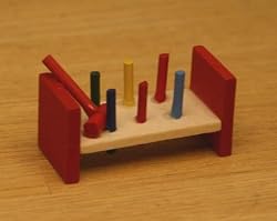 Dollhouse Miniature Childs Pounding Toy