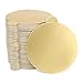 100pcs/Set Round Mousse Cake Boards Gold Paper Cupcake Dessert Displays Tray Wedding Birthday Cake Pastry Decorative Tools Kit
