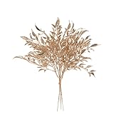 MAGIQ 東京堂 正月 上質な 造花 ゴールドルスカスピック (3本入り) #プラチナゴールド FJ008218-050