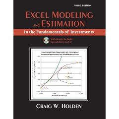 Excel Modeling in Fundamentals of Investments