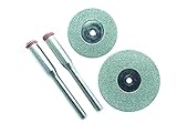 IMPRESS ミニルーター　ルーター用　ミニダイヤモンドカッター 2枚組 20・25mm Dremel(ドレメル) マンドレル サイズ対応 3.2mm軸